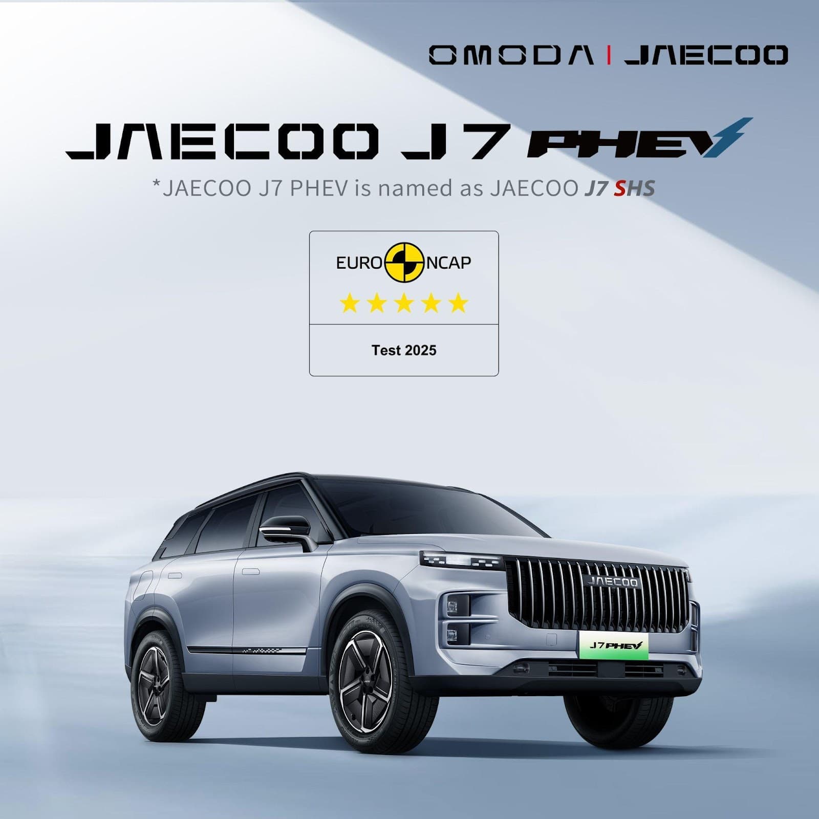 JAECOO J7 PHEV (SHS) đạt chuẩn an toàn 5 sao Euro NCAP – Thiết lập tiêu chuẩn mới cho loại xe toàn cầu